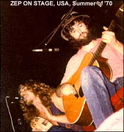 Zep On Stage, USA, Summer of '70