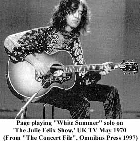 Page on The Julie Felix Show 1970