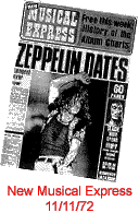 New Musical Express 11/11/72