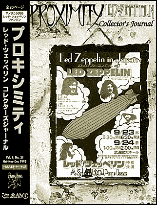PROXIMITY!  LED ZEPPELIN COLLECTOR'S JOURNAL